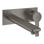 GROHE Lineare waterbesparende afbouwdeel inbouw wandkraan l-size met uitloop 20.7cm brushed hard graphite SW444192