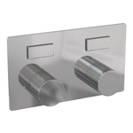 BRAUER Chrome Carving - 2 functies - inbouwthermostaat - drukknoppen - in/afbouwdelen - chroom SW925506
