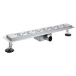 Adema Ralo douchegoot - 90cm - rooster - vloerflens - RVS SW890947