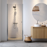 Sealskin Hooked draaideur 90x200cm voor nis 6mm veiligheidsglas chroom SW543186