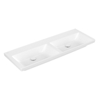 Villeroy & boch Subway 3.0 meubelwastafel 130x47cm z/kraangat z/overloop wit SW641575