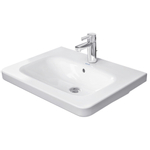 Duravit DuraStyle meubelwastafel m. overloop m. 1 kraangat 65x48cm wit SW54141