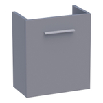 BRAUER Trust fonteinonderkast - 40x45x22cm - excl. opbouwgreep met 1 deur rechtsdraaiend mat grijs SW370750