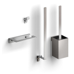 Clou Fold toilet accessoireset rvs geborsteld SW809562