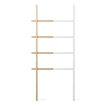 Umbra Hub handdoekladder 61x4x152cm met 4 haakjes Essenhout Wit/naturel SW719949