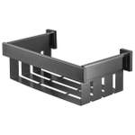 Haceka Edge Douchemand - 33x17x11cm - grafiet gunmetal SW654131