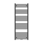 Adema Basic radiator 60x160cm recht middenaansluiting mat zwart SW732921