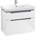 Villeroy & Boch Subway 2.0 wastafelonderkast 78.7x59x44.9cm glossy white SW118768