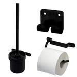 Haceka IXI Toiletset - 3-delig - Mat Zwart SW1177002