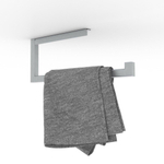 Looox Rail Handdoekhouder - 35cm - RVS geborsteld SW392205