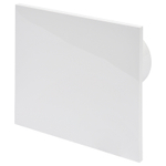 Sanivesk Design ventilator - Ø10 - Op (licht)schakelaar - Vierkant - Wit SW1212661