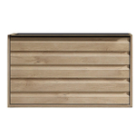 Differnz Elin Wastafelonderkast - 60x35.5x45.8cm - licht eiken SW1236917