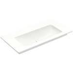 Villeroy en Boch Venticello meubelwastafel met wasbak midden zonder kraangat 100x50cm met overloop wit 1025124