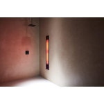 Sunshower Pure XL 2.0 Black Infrarood Inbouw - 19.9x123.8x10cm - full body - 1500W - zwart SW719908