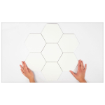 Cifre Ceramica Hexagon Timeless wand- en vloertegel - 15x17cm - 9mm - Zeshoek - Wit mat SW476711