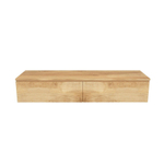 Arcqua Living Onderkast - 160x46x30cm - 2 lades - greeploos - gemelamineerd spaanplaat - oak natural SW909449