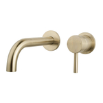 Wiesbaden Caral afbouwdeel eenhendel wastafelkraan met coldstart geborsteld messing SW1158949