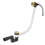 Hotbath Archie Badoverloop-vulcombinatie BBP Geborsteld Messing PVD SW798847