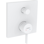 Hansgrohe Finoris afdekset badkraan met hendel mat wit SW651036