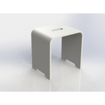 Crosstone by Arcqua Solid seat design Stoel Solid Surface mat wit SW486535