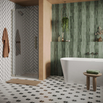 Crosswater Asura Douchedeur - 80cm - draaideur - zonder hendel - geborsteld rvs SW1176528