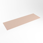 Mondiaz TOP 41 Topblad - 130x41x0.9cm - geschikt voor afdekplaat - Solid surface - Rosee SW1018376