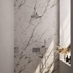 BRAUER Brushed Edition Thermostatische Regendouche inbouw - drukknoppen - SET 50 - 30cm hoofddouche - rechte muurarm - staaf handdouche - doucheslang - wandaansluitbocht - RVS geborsteld PVD SW925474