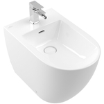 Villeroy & Boch Subway 3.0 staand bidet 37x59.5cm m. kraangat m. overloop wit alpin SW762390
