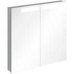 Villeroy & Boch My View In inbouw spiegelkast met LED verlichting 3 voudig dimbaar met 2 deuren 80.1x74.7x10.7cm SW60430