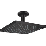 Hansgrohe Raindance E Square hoofddouche E300 1jet m. plafondbevestiging 15.8cm 30x30cm mat zwart SW297612