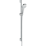 Hansgrohe Croma Select S glijstangset met Croma Select S 1jet handdouche 90cm met Isiflex`B doucheslang 160cm wit/chroom 0605305