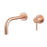 Wiesbaden Slim Twenty eenhendel wastafel-afbouwdeel geborsteld koper SW440382