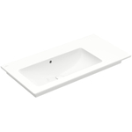 Villeroy en Boch Venticello meubelwastafel met wasbak links zonder kraangat 100x50cm met overloop wit 1025130