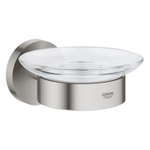 GROHE Essentials Zeepschaal - met houder - wandmontage - supersteel SW97631