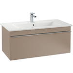 Villeroy & Boch Venticello Meubelwastafel - wasbak midden - 1 kraangat - 100x50cm - geschikt voor 3 kraangaten - overloop - wit 1025120