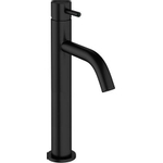 Crosswater MPRO Wastafelkraan - 36.2cm - hoog - zonder waste - zwart mat SW486460