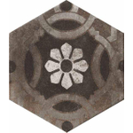 Cir Miami Vloer- en wandtegel hexagon 24x28cm 10mm R10 porcellanato Mix Esagonia SW295221