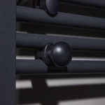 Rosani Classic set handdoekhaakjes mat zwart - set van 2 SW791413