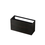 INK P2O Wastafelonderkast - 120x45x65cm - 2 lades - push 2 open - rechte opdekfronten MFC Intens eiken SW493830