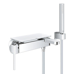 GROHE Plus badkraan met omstel met koppelingen met douchegarnituur chroom SW296751