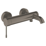 GROHE Essence New badkraan met omstel en koppelingen brushed hard graphite SW98777