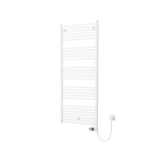 Plieger Elba Electrical elektrische designradiator - 1462X500mm - met thermostaat - 700w - wit SW1221754