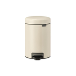 Brabantia NewIcon Pedaalemmer - 3 liter - kunststof binnenemmer - soft beige SW767521