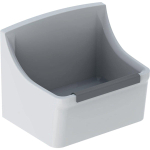 Geberit 300 Basic Norma uitstortgootsteen met stootrand 35x45x35cm met KeraTect wit SW417509