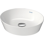 Duravit Cape Cod waskom ovaal zonder kraangat zonder overloop 40x36cm mat wit/wit SW296995