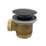 Wiesbaden Caral clickwaste afvoerplug vrijstaand bad 1 1/2" gunmetal SW523974