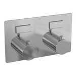 BRAUER Chrome Edition - 2 functies - inbouwthermostaat - met inbouwdeel - drukknoppen - in/afbouwdelen - chroom SW925524