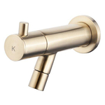 Wiesbaden Amador fonteinkraan met muurbevestiging Kiwa 1/2'' geborsteld messing OUTLETSTORE STORE35335