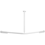 Villeroy & Boch Vicare douchestang - 120x120cm - montage hoek - wit SW490002