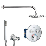 GROHE Grohtherm Smartcontrol Regendoucheset Inbouw - hoofddouche 20 cm - wandarm chroom SW384962